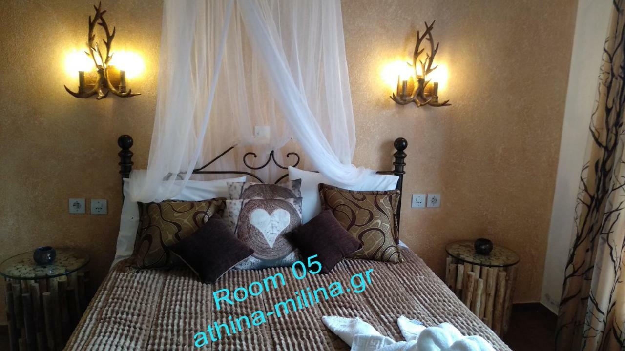 Athina-Milina Hotel Bagian luar foto